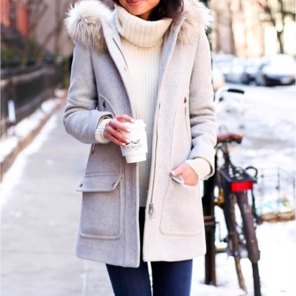 NWT • J. Crew Chateau Parka • Italian Wool